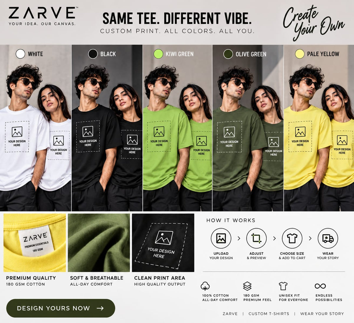 ZARVE Custom T-Shirt